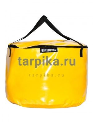 Складное ведро "ТАРПИКА" ПВХ 650 гр./кв.м. 75 л. желтый check